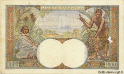 1000 Francs MADAGASCAR  1939 P.041 TB+