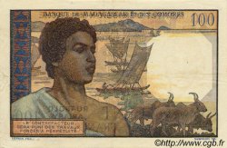 100 Francs - 20 Ariary MADAGASCAR  1961 P.052 SUP+