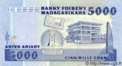 5000 Francs - 1000 Ariary MADAGASCAR  1988 P.073 pr.NEUF