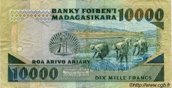 10000 Francs - 2000 Ariary MADAGASCAR  1988 P.074 TB+ à TTB