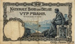 5 Francs BELGIQUE  1922 P.093 TB à TTB