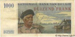 1000 Francs BELGIQUE  1958 P.131 TTB