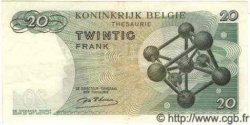20 Francs BELGIQUE  1964 P.138 TTB+