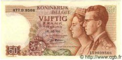50 Francs BELGIQUE  1966 P.139 TTB+