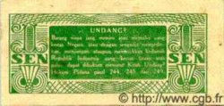 1 Sen INDONÉSIE  1945 P.013 pr.NEUF