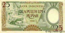 25 Rupiah INDONÉSIE  1958 P.057 NEUF