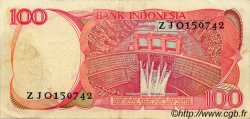 100 Rupiah INDONÉSIE  1984 P.122a TTB