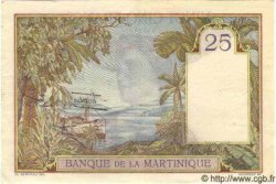25 Francs MARTINIQUE  1938 P.12 SUP+ à SPL