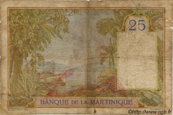 25 Francs MARTINIQUE  1945 P.12 B