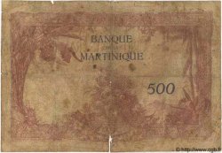 500 Francs MARTINIQUE  1945 P.14 B+