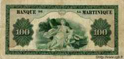 100 Francs MARTINIQUE  1942 P.19 TB