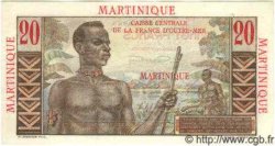 20 Francs Émile Gentil Spécimen MARTINIQUE  1946 P.29s SPL