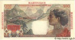 100 Francs La Bourdonnais Spécimen MARTINIQUE  1946 P.31s SPL