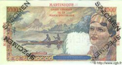 1000 Francs Union Française Spécimen MARTINIQUE  1946 P.33s NEUF
