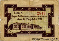 1 Pesseta ESPAGNE Ametlla De Mar 1937 C.040 B+ à TB