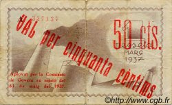 50 Centims ESPAGNE Figueres 1937 C.237a TB