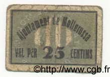 25 Centims ESPAGNE Mollerussa 1936 C.360 TB
