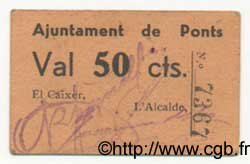 50 Centims ESPAGNE Ponts 1936 C.468 TTB+