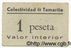 1 Peseta ESPAGNE Tamarite 1936 E.--(720a) TTB