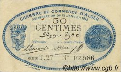 50 Centimes ALGÉRIE Alger 1915 JP.137.08 TTB+