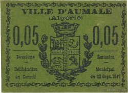 5 Centimes ALGÉRIE Aumale 1917 JPCV.03