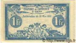 1 Franc ALGÉRIE Oran 1915 JP.141.02 NEUF
