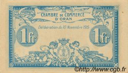 1 Franc ALGERIA Oran 1915 JP.141.08 q.FDC