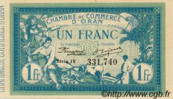 1 Franc ALGERIEN Oran 1915 JP.141.08 ST