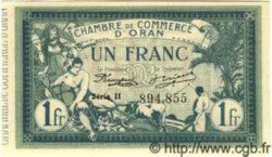 1 Franc ALGÉRIE Oran 1918 JP.08 NEUF