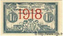 1 Franc ALGÉRIE Oran 1918 JP.08 NEUF