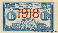 1 Franc ALGÉRIE Oran 1918 JP.141.20 NEUF
