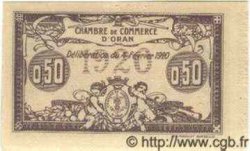 50 Centimes ALGÉRIE Oran 1920 JP.10 SPL