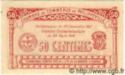 50 Centimes ALGÉRIE Philippeville 1917 JP.142.08 NEUF