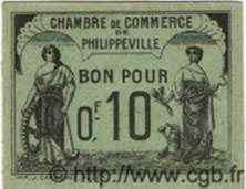 10 Centimes ARGELIA Philippeville 1919 JP.142.15
