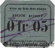 5 Centimes ALGÉRIE Sidi-Bel-Abbès 1915 JPCV.04 pr.SUP