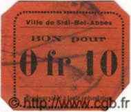 10 Centimes ARGELIA Sidi-Bel-Abbès 1915 JPCV.08