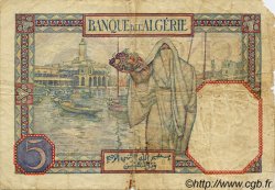 5 Francs ALGÉRIE  1926 P.003 B