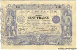 100 Francs ALGÉRIE  1911 P.018 TTB+ à SUP