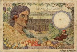 1000 Francs ALGÉRIE  1942 P.030b TB