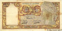 1000 Francs ALGÉRIE  1947 P.104 TB+
