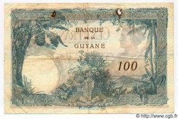100 Francs Spécimen GUYANE  1942 P.08s TB à TTB