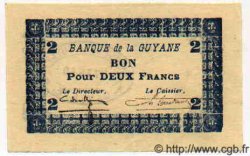 2 Francs GUYANE  1941 P.11Cb SPL