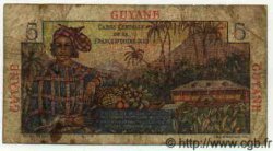 5 Francs Bougainville GUYANE  1949 P.19 B+ à TB