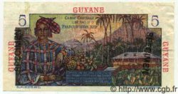 5 Francs Bougainville Spécimen GUYANE  1949 P.19s SUP