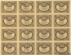 20 Roubles RUSSIE  1917 P.038 SUP+