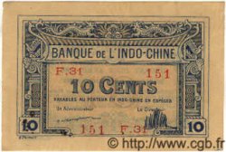 10 Cents INDOCHINE FRANÇAISE  1922 P.044 SUP