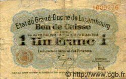 1 Franc LUXEMBOURG  1919 P.27