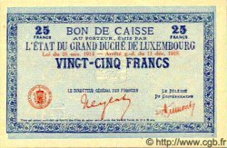 25 Francs LUSSEMBURGO  1919 P.31a