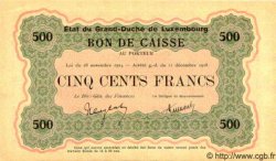 500 Francs LUSSEMBURGO  1919 P.33a