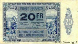 20 Francs LUXEMBOURG  1929 P.37 SUP+